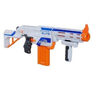 NERF N-Strike Elite Retaliator Blaster, Stock, Grip, Barrel, 12-Clip, 12 Darts,